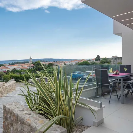 Luxury Beachfront Krk With Terrace - With Terrace Lejlighed Krk Town